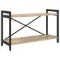 Preview: Bücherregal Sonoma Eiche 80 x 30 x 48,5 cm Holzwerkstoff