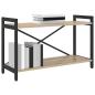 Preview: Bücherregal Sonoma Eiche 80 x 30 x 48,5 cm Holzwerkstoff