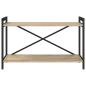 Preview: Bücherregal Sonoma Eiche 80 x 30 x 48,5 cm Holzwerkstoff