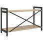 Preview: Bücherregal Sonoma Eiche 80 x 30 x 48,5 cm Holzwerkstoff