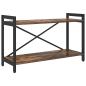 Preview: Bücherregal Räuchereiche 80 x 30 x 48,5 cm Holzwerkstoff