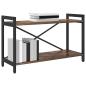 Preview: Bücherregal Räuchereiche 80 x 30 x 48,5 cm Holzwerkstoff