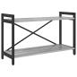 Preview: Bücherregal Grau Sonoma 80 x 30 x 48,5 cm Holzwerkstoff