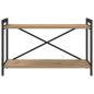 Preview: Bücherregal Eiche handwerklich 80 x 30 x 48,5 cm Holzwerkstoff