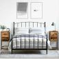 Preview: ARDEBO.de - Nachttisch 2 pcs Altholz 32 x 42 x 70 cm Eisen und Spanplatte