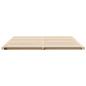 Preview: Bodenbettgestell Braun 180 x 200 cm Massivholz Kiefer