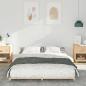 Preview: Bodenbettgestell Braun 150 x 200 cm Massivholz Kiefer
