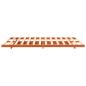 Preview: Bodenbettgestell Wachsbraun 140 x 190 cm Massivholz Kiefer