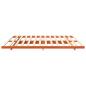 Preview: Bodenbettgestell Wachsbraun 180 x 210 cm Massivholz Kiefer