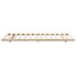 Preview: Bodenbettgestell Braun 80 x 220 cm Massivholz Kiefer