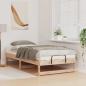 Preview: Bettgestell mit Tragegriffen Braun 90 x 190 cm