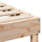 Preview: Bettgestell mit Tragegriffen Braun 90 x 190 cm