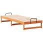 Preview: Bettgestell mit Tragegriffen Braun 80 x 210 cm