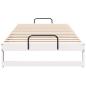 Preview: Bettgestell mit Tragegriffen Weiß 100 x 210 cm