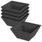 Preview: Kunststoff-Pflanzer 5 pcs Schwarz 35 x 35 x 15 cm Stahl