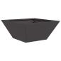 Preview: Kunststoff-Pflanzer 5 pcs Schwarz 35 x 35 x 15 cm Stahl