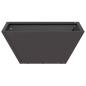 Preview: Kunststoff-Pflanzer 5 pcs Schwarz 35 x 35 x 15 cm Stahl