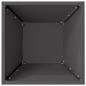 Preview: Kunststoff-Pflanzer 5 pcs Schwarz 35 x 35 x 15 cm Stahl