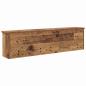 Preview: Wandmontierter Kleiderständer Altholz 100 x 16 x 26 cm
