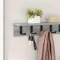 Preview: Wandmontierter Kleiderständer Grau Sonoma 60 x 10.5 x 10.5 cm