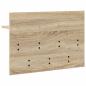 Preview: Wandmontierter Kleiderständer Sonoma Eiche 60 x 40 x 12 cm