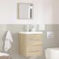 Preview: Badezimmer Schrank Sonoma Eiche 41 x 38,5 x 48 cm Holzwerkstoff