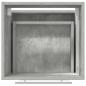 Preview: Badezimmer Schrank Betongrau 41 x 38,5 x 48 cm Holzwerkstoff