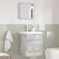 Preview: Badezimmer Schrank Betongrau 41 x 38,5 x 48 cm Holzwerkstoff