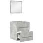 Preview: Badezimmer Schrank Betongrau 41 x 38,5 x 48 cm Holzwerkstoff
