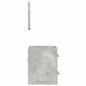 Preview: Badezimmer Schrank Betongrau 41 x 38,5 x 48 cm Holzwerkstoff
