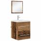 Preview: Badezimmer Schrank Altes Holz 41 x 38,5 x 48 cm Holzwerkstoff