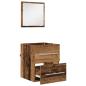 Preview: Badezimmer Schrank Altes Holz 41 x 38,5 x 48 cm Holzwerkstoff