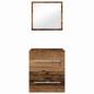 Preview: Badezimmer Schrank Altes Holz 41 x 38,5 x 48 cm Holzwerkstoff