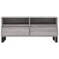 Preview: ARDEBO.de - TV-Schrank Grau Sonoma 100x34,5x44,5 cm Holzwerkstoff
