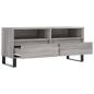 Preview: TV-Schrank Grau Sonoma 100x34,5x44,5 cm Holzwerkstoff