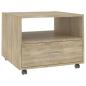 Preview: Couchtisch Sonoma-Eiche 55x55x40 cm Holzwerkstoff