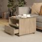 Preview: Couchtisch Sonoma-Eiche 55x55x40 cm Holzwerkstoff