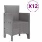 Preview: Garten Essgruppe 13 pcs Hellgrau 300 x 100 x 73 cm Poly Rattan
