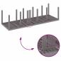 Preview: Garten Essgruppe 13 pcs Hellgrau 300 x 100 x 73 cm Poly Rattan