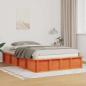 Preview: ARDEBO.de - Bettgestell mit Speicher Wachsbraun 140 x 200 cm Massivholz