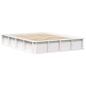Preview: Bettgestell mit Speicher Weiß 135 x 190 cm Holz