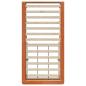 Preview: Bettgestell mit Speicher Wachsbraun 100 x 200 cm Holz
