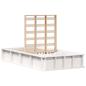 Preview: Bettgestell mit Speicher Weiß 90 x 200 cm Verbundholz