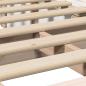 Preview: Bettgestell mit Speicher Weiß 80 x 200 cm Holz