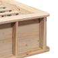 Preview: Bettgestell mit Speicher Braun 90 x 190 cm Holz