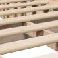Preview: Bettgestell mit Speicher Braun 90 x 190 cm Holz