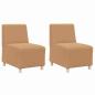 Preview: Sofa Chiar 2 pcs Beige 55 x 74 x 82 cm Cordstoff