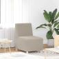 Preview: Sofa Chiar 3 pcs Hellgrau 55 x 74 x 82 cm Cordstoff