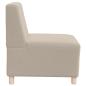 Preview: Sofa Chiar 3 pcs Hellgrau 55 x 74 x 82 cm Cordstoff