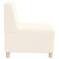 Preview: Sofa Chiar 3 pcs Creme 55 x 74 x 82 cm Cordstoff